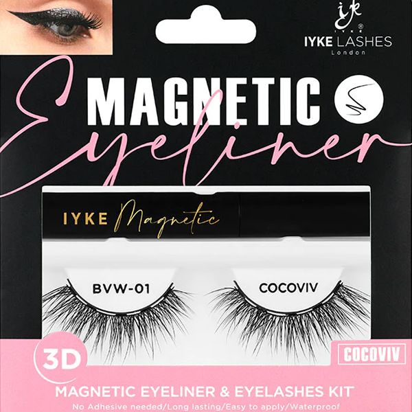 COCOVIV MAGNETIC REUSEABLE LASHES WITH EYELINER