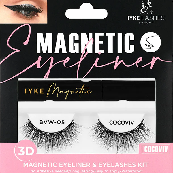 COCOVIV MAGNETIC REUSEABLE LASHES WITH EYELINER