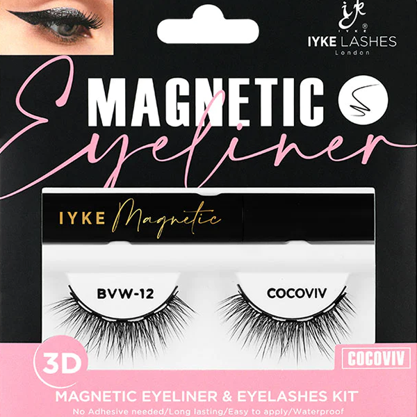 COCOVIV MAGNETIC REUSEABLE LASHES WITH EYELINER