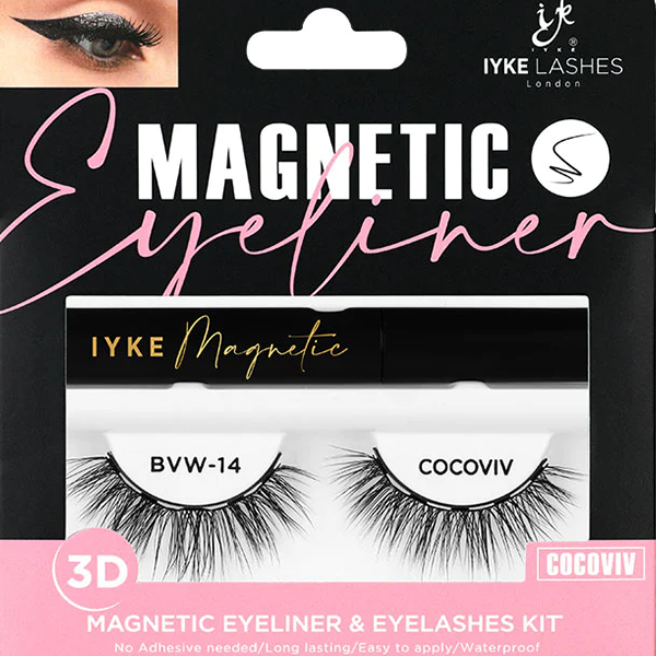 COCOVIV MAGNETIC REUSEABLE LASHES WITH EYELINER