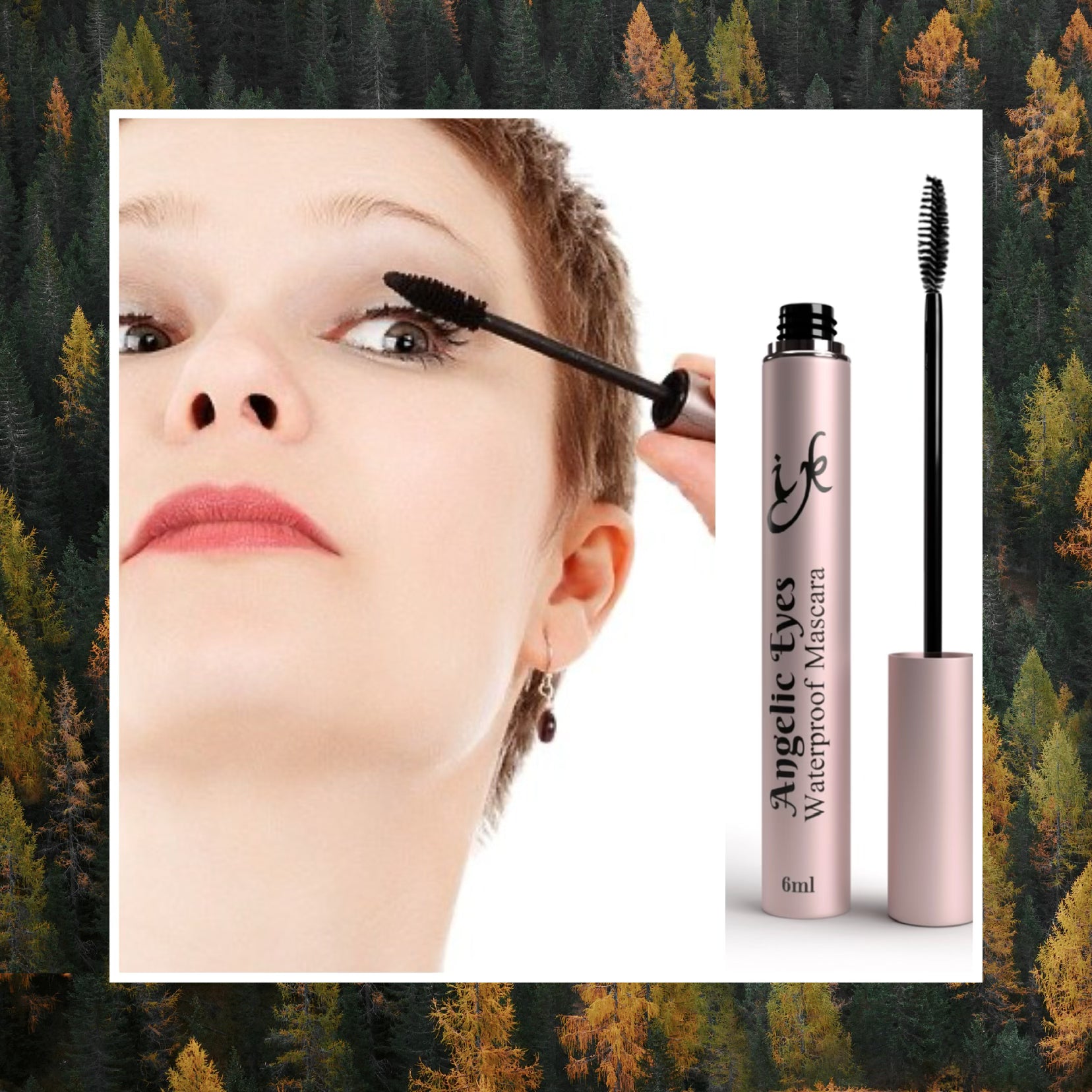 ANGELIC EYES WATERPROOF AND LASH GROWTH MASCARA (HYALURONIC ACID SERUM) 6ml