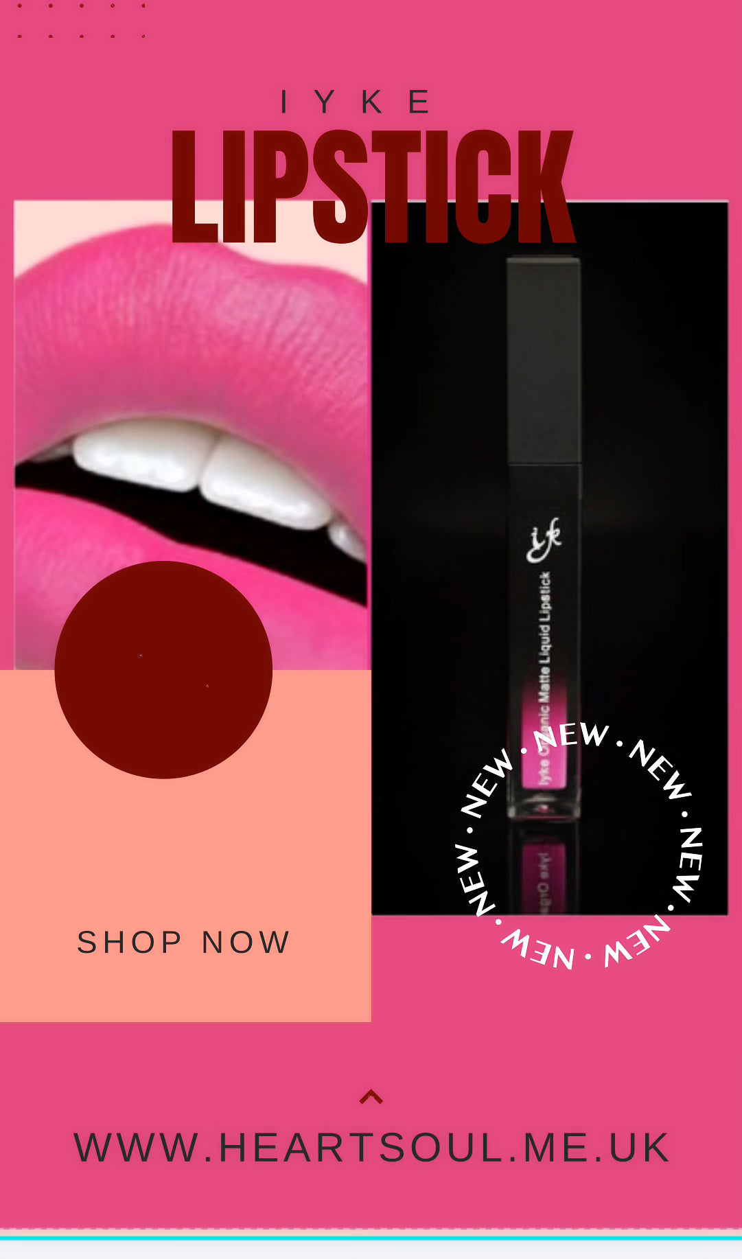 IYKE Slipper Organic Matte Liquid Lipstick (Slipper -22)